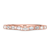 Photo of Luka 2/3 ct tw. Lab Grown Diamond Wedding Band Set 14K Rose Gold [BT2434RL]
