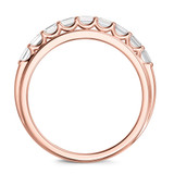 Photo of Luka 3/4 ct tw. Lab Grown Diamond Same Sex Mens Band Set 14K Rose Gold [BT2434RM]