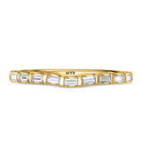 Photo of Luka 1/4 ct tw. Lab Grown Diamond Ladies Band 10K Yellow Gold [BT2434YL]