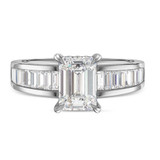 Photo of Tullio 3 1/2 ct tw. Lab Grown Diamond Radiant Solitaire Trio Set 10K White Gold [BT2439WE-Z195]