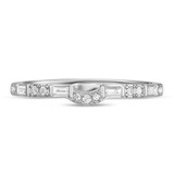 Photo of Nico 1/5 ct tw. Lab Grown Diamond Ladies Band 14K White Gold [BT2435WL]