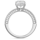 Photo of Dulce 6 3/4 ct tw. Lab Grown Diamond Radiant Solitaire Trio Set 14K White Gold [BT2441WE-Z295]