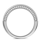 Photo of Dulce 6 3/4 ct tw. Lab Grown Diamond Radiant Solitaire Trio Set 14K White Gold [BT2441WM]