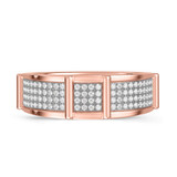 Photo of Corban 1/3 ct tw. Lab Grown Diamond Ladies Band 14K Rose Gold [BT2462RL]