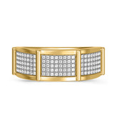 Photo of Corban 1/2 ct tw. Lab Grown Diamonds Mens Band 14K Yellow Gold [BT2462YM]