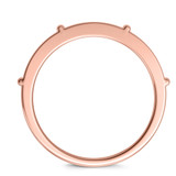 Photo of Corban 1 ct tw. Lab Grown Diamond Same Sex Mens Band Set 14K Rose Gold [BT2462RM]