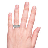 Photo of Affy 1/3 ct tw. Lab Grown Diamond Ladies Band 14K White Gold [BT2465WL] [HT]