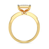 Photo of Berthold 1 ct tw. Lab Grown Diamond Princess Cluster Trio Set 14K Yellow [BT2484YE-C000]