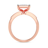 Photo of Berthold 5/8 ct tw. Lab Grown Diamond Princess Cluster Bridal Set 10K Rose [BT2484RE-C000]