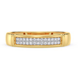 Photo of Omella 1/10 ct tw. Lab Grown Diamond Ladies Band 14K Yellow Gold [BT2485YL]