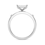Photo of Omella 1/5 ct tw. Lab Grown Diamond Princess Cluster Bridal Set 14K White [BT2485WE-C000]