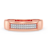 Photo of Omella 1/4 ct tw. Lab Grown Diamond Oval Cluster Trio Set 14K Rose [BT2485RM]