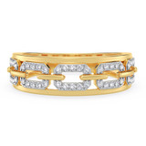 Photo of Hartwin 1/5 ct tw. Lab Grown Diamonds Mens Band 14K Yellow Gold [BT2483YM]