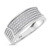 Photo of Berthold 1/4 ct tw. Lab Grown Diamond Ladies Band 10K White Gold [BT2484WL]