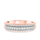 Photo of Reverent 1/2 ct tw. Lab Grown Diamonds Mens Band 10K Rose Gold [BT2528RM]