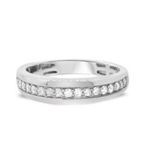 Photo of Melanie 7/8 ct tw. Lab Grown Diamond Same Sex Mens Band Set 10K White [BT2531WM]