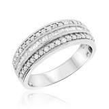 Photo of Helena 1 7/8 ct tw. Lab Grown Diamond Marquise Cluster Trio Set 10K White [BT2529WM]