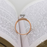 Photo of Boundless 3/8 ct tw. Lab Grown Diamond Princess Cluster Engagement Ring 14K Rose Gold [BT2503RE-C000]