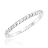 Photo of Reverent 1 3/4 ct tw. Lab Grown Diamond Princess Cluster Trio Set 14K White [BT2528WL]