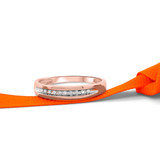 Photo of Gaia 1/15 ct tw. Lab Grown Diamonds Mens Band 14K Rose Gold [BT2496RM]
