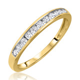 Photo of Darla 7/8 ct tw. Lab Grown Diamond Heart Cluster Bridal Set 14K Yellow [BT2517YL]