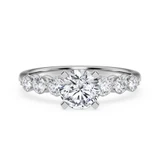 Photo of Oxley 2 5/8 ct tw. Lab Grown Diamond Round Solitaire Trio Set 14K White Gold Vermeil [BT2547WE-C000]