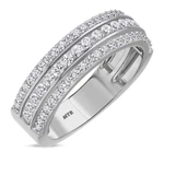Photo of Jemma 3 1/10 ct tw. Lab Grown Diamond Round Solitaire Trio Set 14K White Gold Vermeil [BT2553WM]