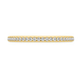 Photo of Zaila 1 ct tw. Lab Grown Diamond Same Sex Ladies Band Set 18K Yellow Solid Gold [BT2578YL]