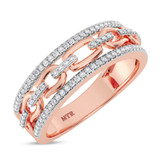 Photo of Hartwin 7/8 ct tw. Diamond Round Cluster Trio Set 18K Rose Gold [BT2571RL]