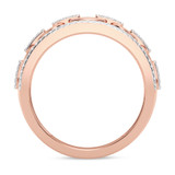Photo of Hartwin 5/8 Carat T.W. Diamond Round Cluster Bridal Set 18K Rose Gold [BT2571RL]