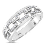 Photo of Hartwin 1/2 ct tw. Diamond Wedding Band Set 18K White Gold [BT2571WM]