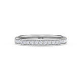 Photo of Gedel 1/3 ct tw. Lab Grown Diamond Ladies Band 18K White Gold [BT2579WL]