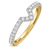 Photo of Adeola 5/8 ct tw. Diamond Same Sex Ladies Band Set 18K Yellow Gold [BT2570YL]