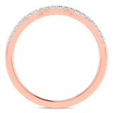 Photo of Amado 3 1/10 ct tw. Lab Grown Diamond Round Solitaire Trio Set 18K Rose Gold [BT1682RL]
