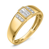 Photo of Sergio 1/2 ct tw. Lab Grown Diamonds Mens Band 10K Yellow Solid Gold [BT2638YM]