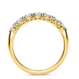 Photo of Oxley 2 ct tw. Lab Grown Diamond Round Solitaire Bridal Set 14K Yellow Gold Vermeil [BT2547YL]
