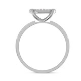 Photo of Gracie 3/8 ct tw. Lab Grown Diamond Round Cluster Bridal Set 14K White Gold Vermeil [BT2557WE-C000]
