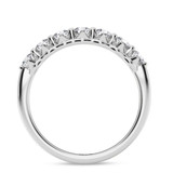 Photo of Oxley 1 1/8 ct tw. Lab Grown Diamond Wedding Band Set 14K White Gold Vermeil [BT2547WL]