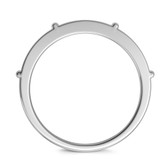 Photo of Corban 7/8 ct tw. Lab Grown Diamond Wedding Band Set 14K White Gold Vermeil [BT2629WM]