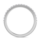 Photo of Jemma 1 1/4 ct tw. Lab Grown Diamond Wedding Band Set 14K White Gold Vermeil [BT2553WL]