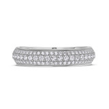 Photo of Ember 3/4 ct tw. Lab Grown Diamonds Mens Band 14K White Gold Vermeil [BT2623WM]