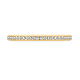 Photo of Zaila 4 1/2 ct tw. Lab Grown Emerald Solitaire Yellow Diamond,Diamond Trio Set 10K Yellow Solid Gold [BT2644YL]