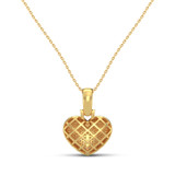 Photo of Shay 1/2 Carat T.W. Diamond Pendant 14K Yellow Gold Vermeil [CP1226Y]