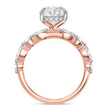 Photo of Stacy 3 7/8 ct tw. Lab Grown Diamond Oval Solitaire Engagement Ring 14K Rose Solid Gold [BT2451RE-I295]