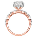 Photo of Stacy 5 7/8 ct tw. Lab Grown Diamond Oval Solitaire Engagement Ring 10K Rose Solid Gold [BT2451RE-I495]