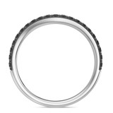 Photo of Tosca 1 7/8 Carat T.W. Black Diamond Round Solitaire Bridal Set 10K White Solid Gold [BT2642WL]