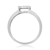 Photo of Otto 3/4 ct tw. Diamond Round Cluster Trio Set 14K White Gold Vermeil [BT2490WE-C000]