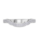 Photo of Sadie 1 3/4 ct tw. Diamond Princess Solitaire Trio Set 14K White Gold Vermeil [BT2650WL]