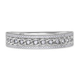 Photo of Sadie 1 3/4 ct tw. Diamond Princess Solitaire Trio Set 14K White Gold Vermeil [BT2650WM]