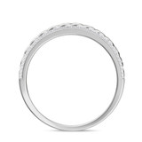 Photo of Sadie 1 3/4 ct tw. Diamond Princess Solitaire Trio Set 14K White Gold Vermeil [BT2650WM]